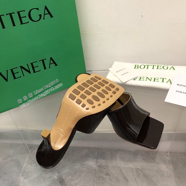 BOTTEGA VENETA高端時尚女鞋 寶緹嘉漆皮版2022-22早春最新高跟涼鞋拖鞋 dx3539